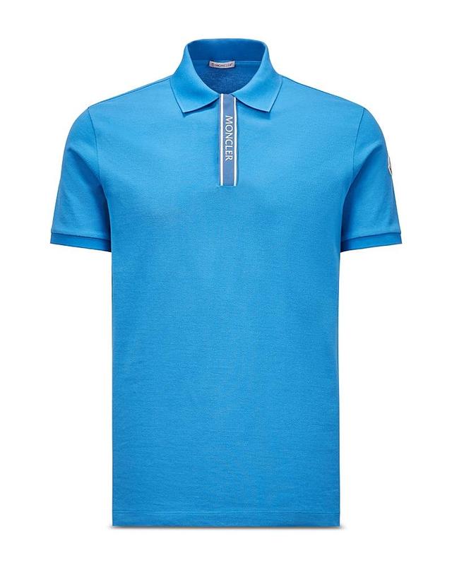 Mens Logo Placket Polo Shirt Product Image