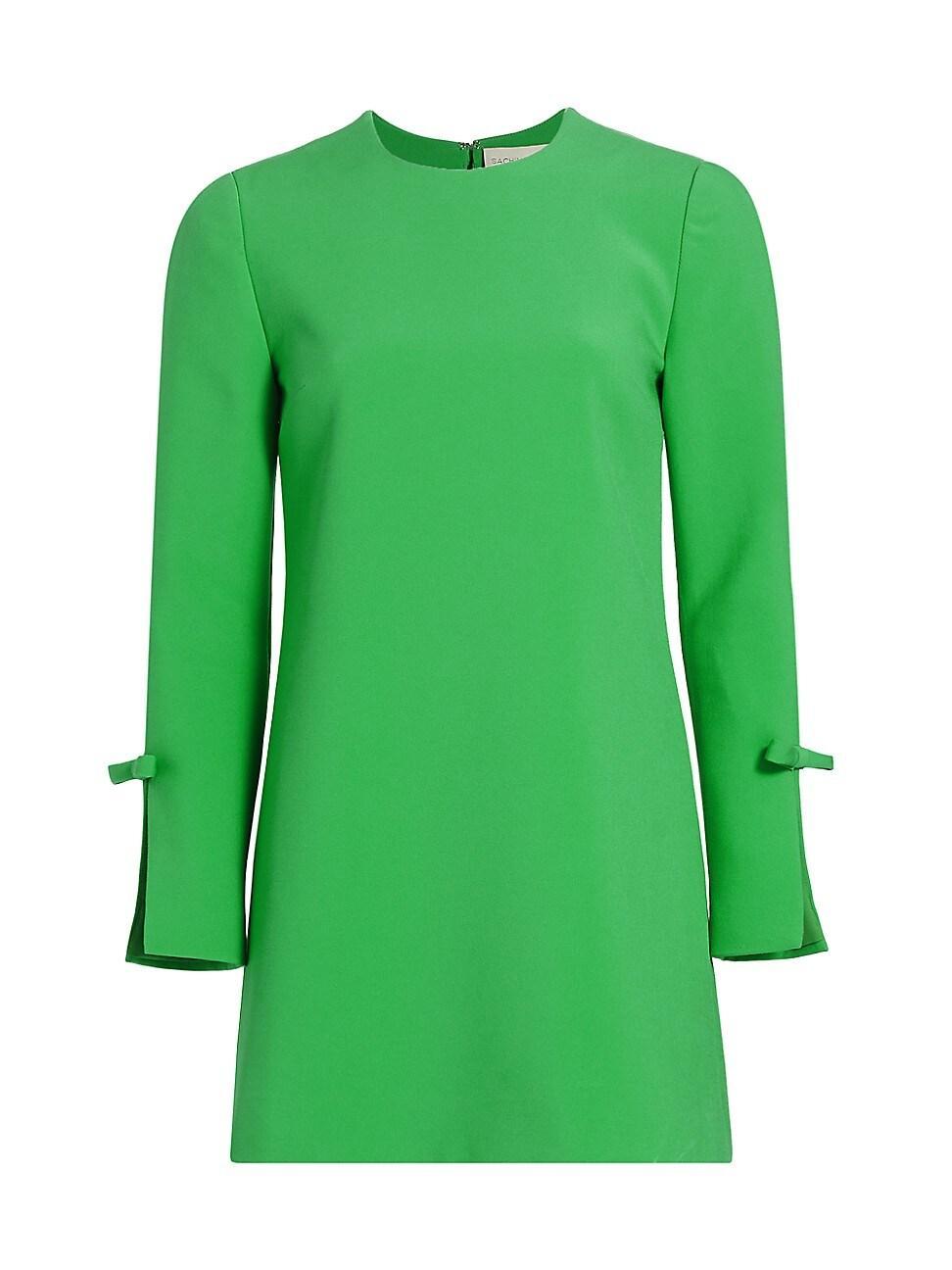 Womens Lily Long-Sleeve A-Line Minidress Product Image