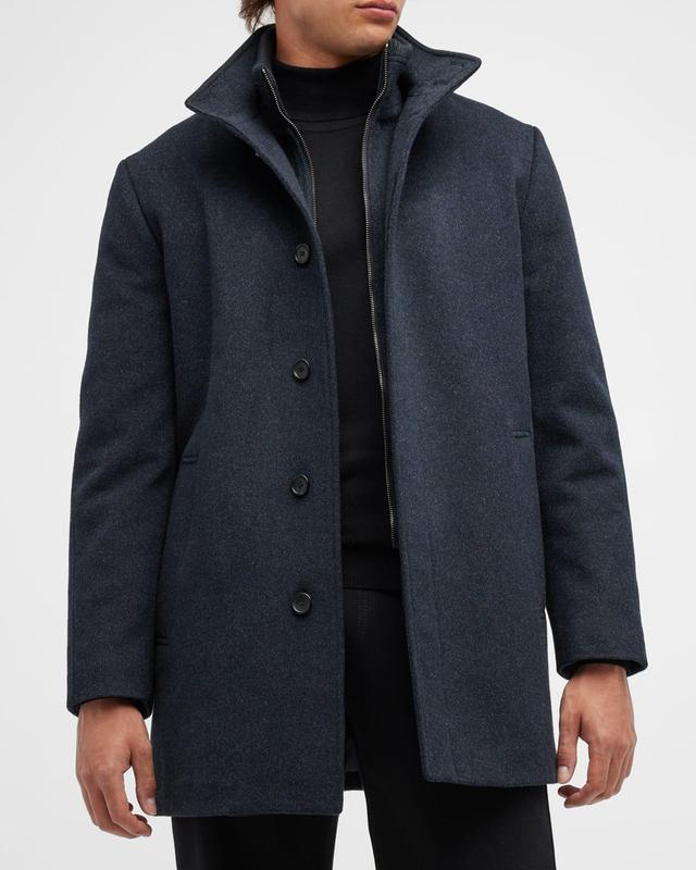 Mens Mont-Royal Car Coat with Bib Product Image