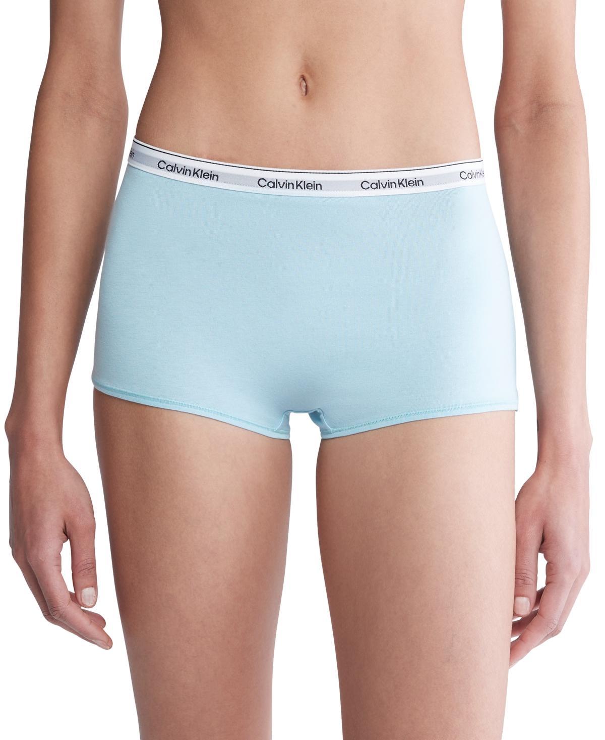 Women's Modern Logo Mid-Rise Boyshort Underwear QD5195 Product Image