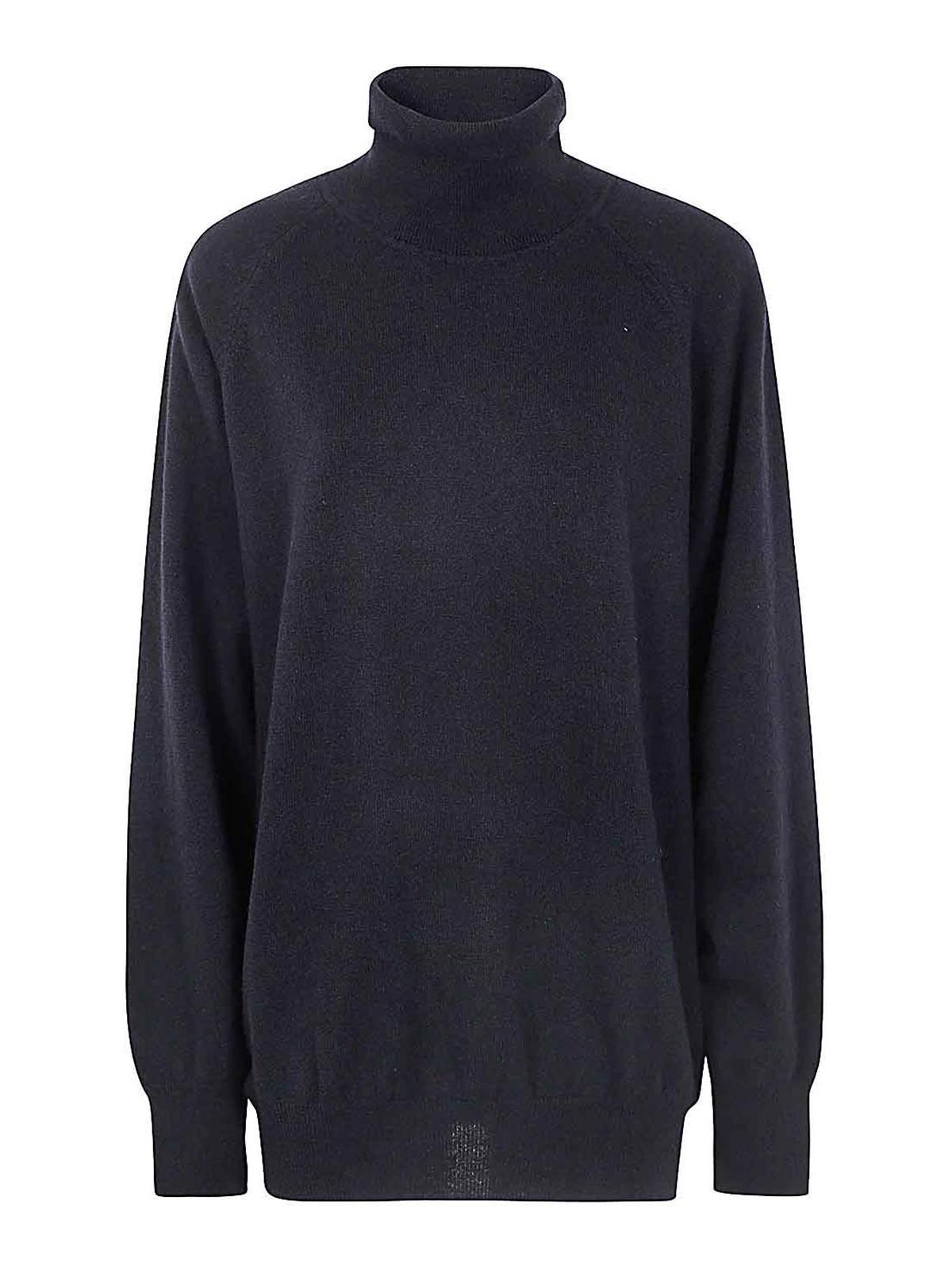 KHAITE Percy Turtleneck Sweater In Black Product Image