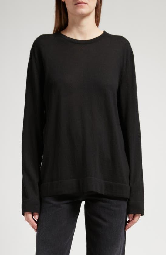 THE ROW Filippa Wool Sweater In Black Product Image