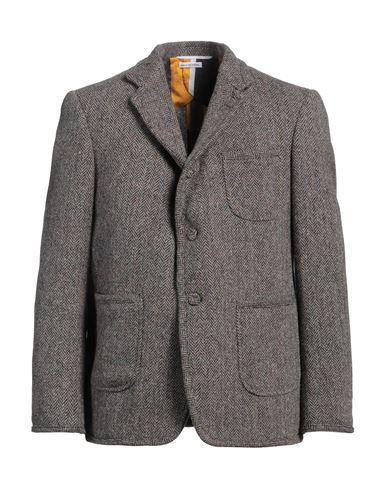 THOM BROWNE Man Blazer Brown Size 4 Wool Product Image