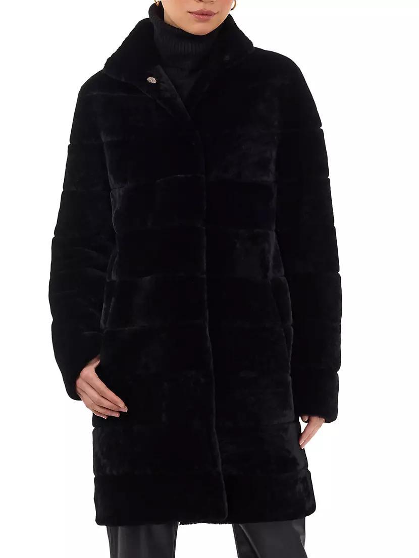 Reversible Shearling Lamb Coat Product Image