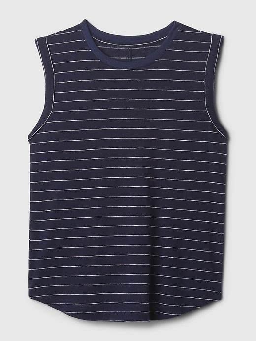 Linen-Blend Tank Top Product Image