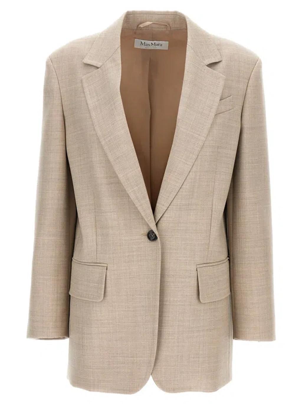 Rosi Blazer In Cream Product Image