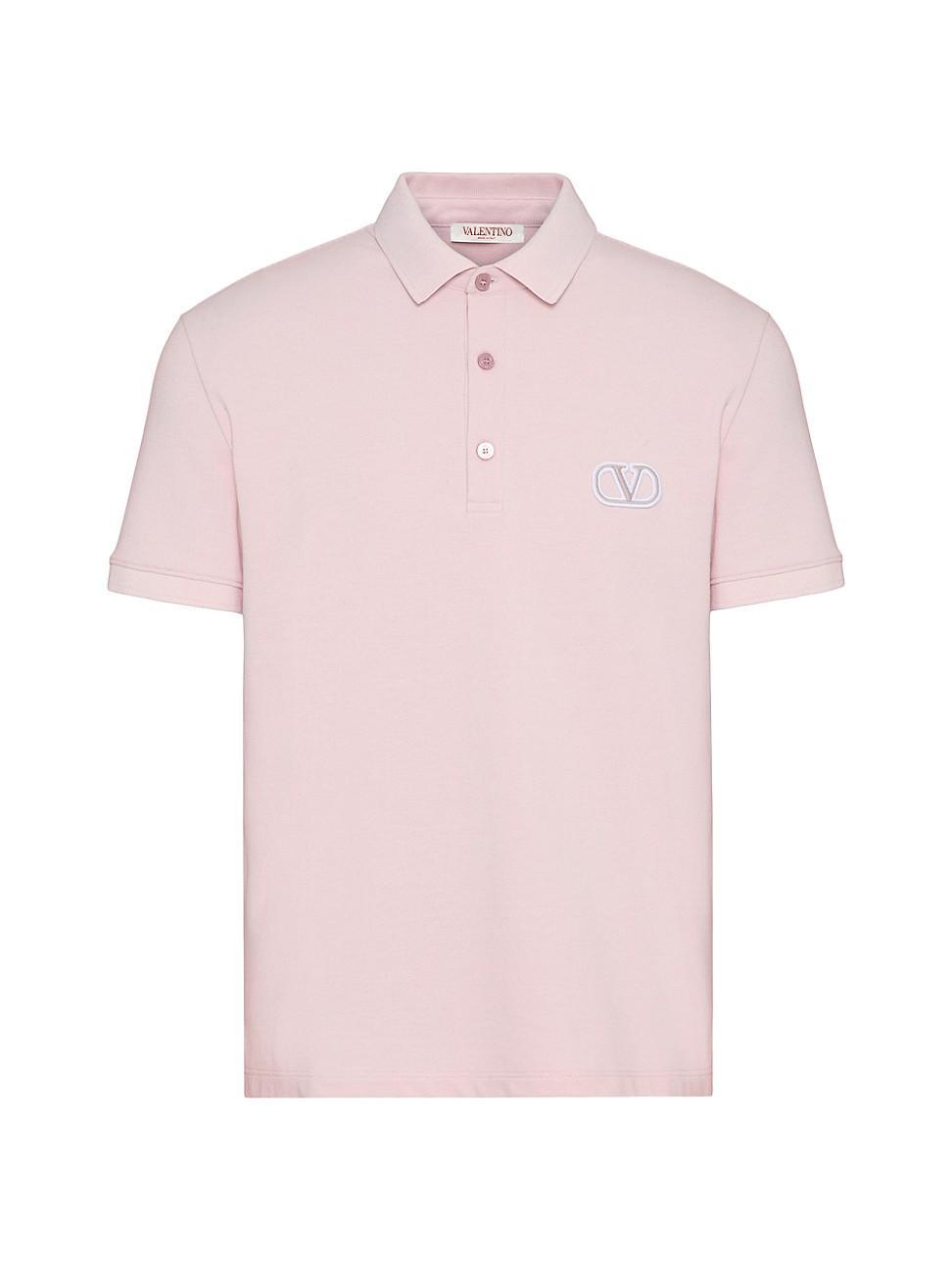 Mens Cotton Pique Polo Shirt Product Image