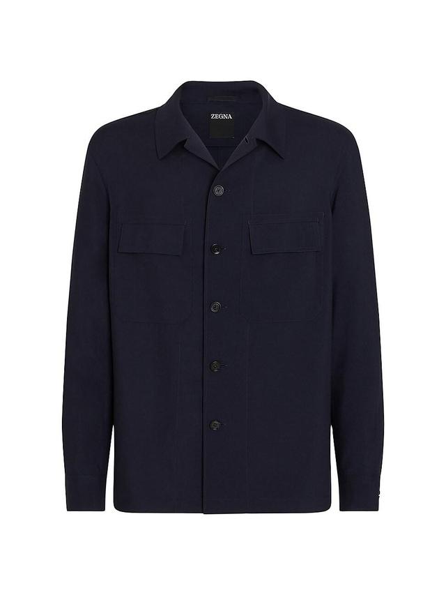 Mens Cashmere Overshirt Product Image