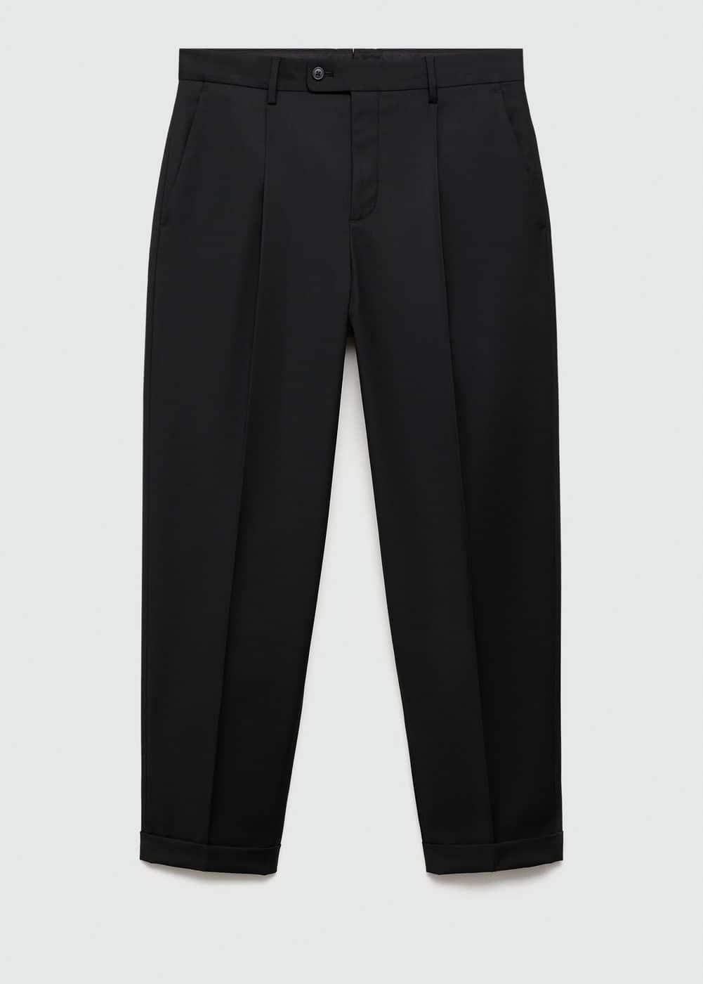 Regular fit suit pants - Men | MANGO USA Product Image