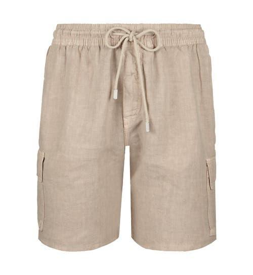 Vilebrequin Mens Linen Bermuda Cargo Pockets Shorts Product Image