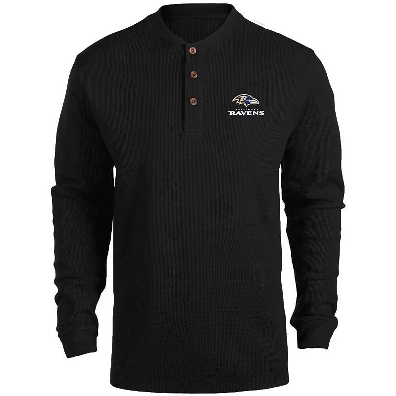 Mens Dunbrooke New Orleans Saints Logo Maverick Thermal Henley Long Sleeve T-Shirt Product Image