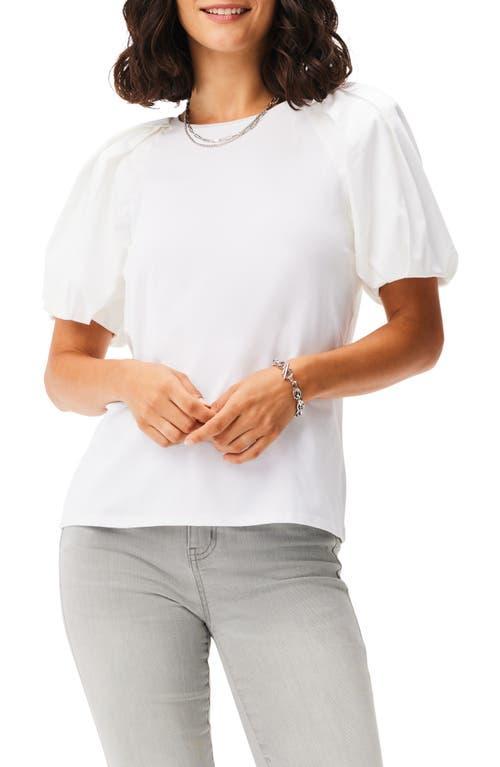 NIC+ZOE Mixed Media Statement Tee (Paper ) Women's Clothing Product Image