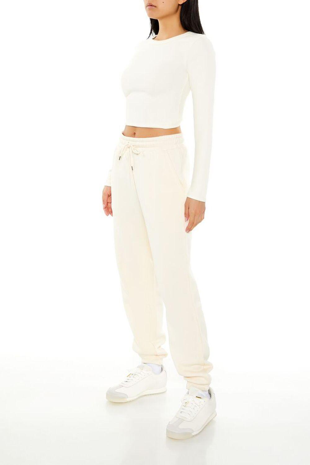 Mid-Rise Drawstring Joggers | Forever 21 Product Image