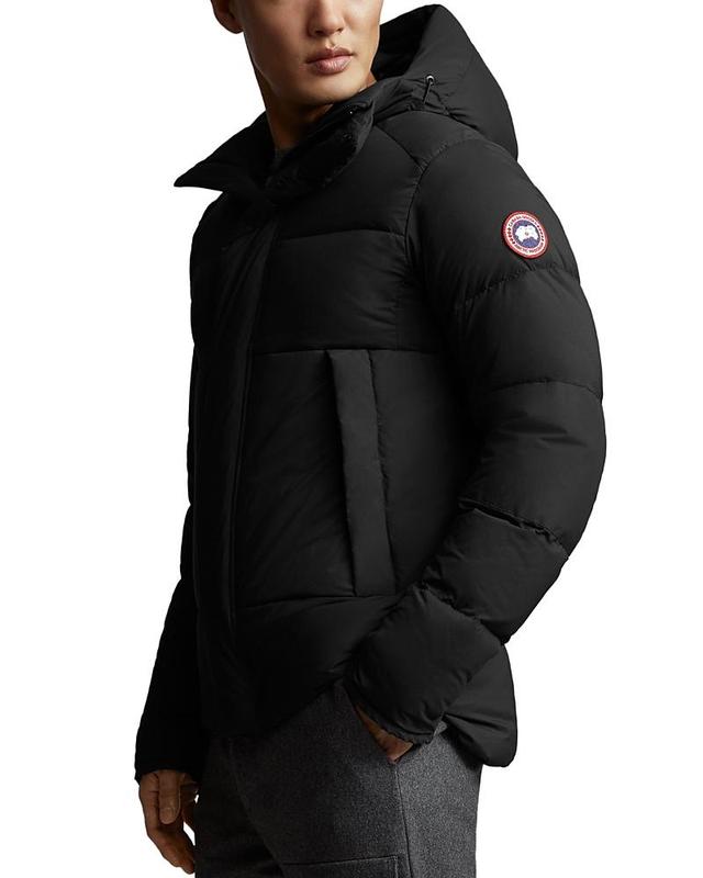 Mens Armstrong Hooded Down Jacket Product Image