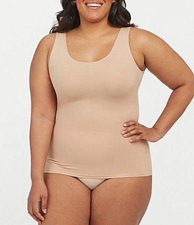 Spanx Solid Scoop Neck Smoothing Control Socialight Tank Top Product Image