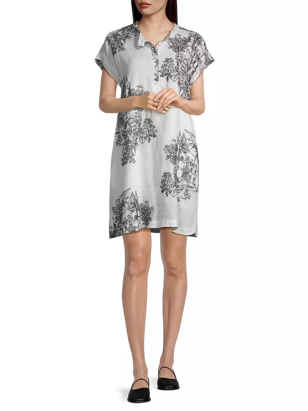 Hollies House Linen Minidress Product Image