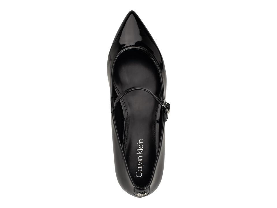 Calvin Klein Kamryn Patent) Women's Flat Shoes Product Image