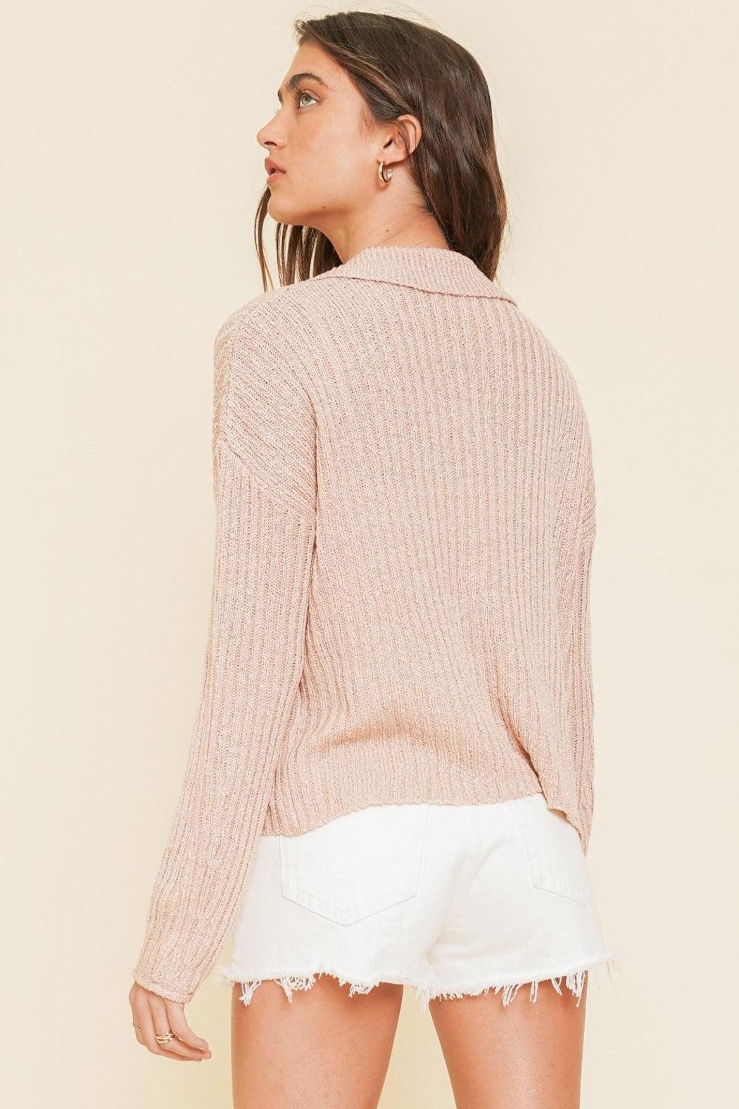 Mauve Crop Cardigan Product Image