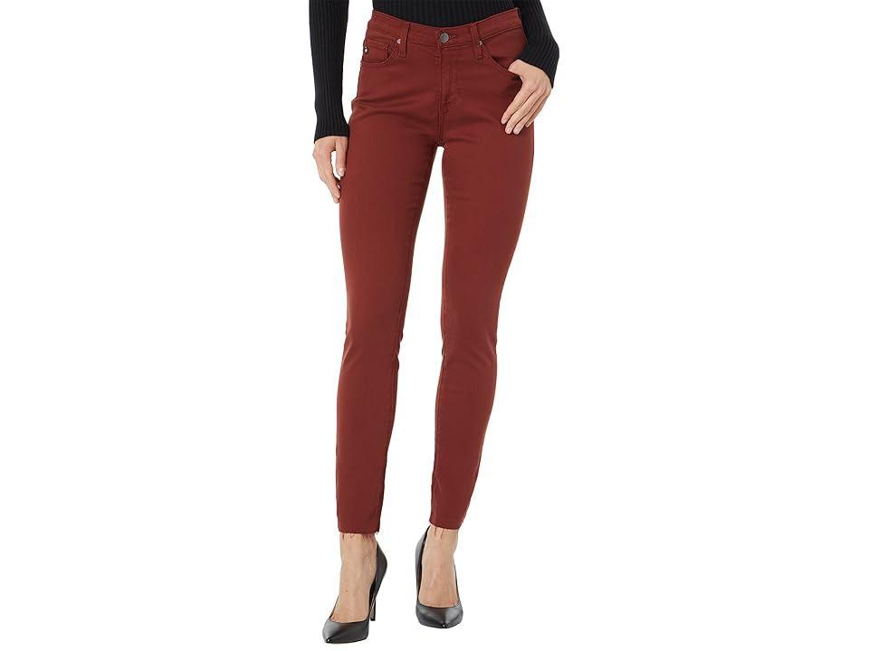 AG Jeans Ankle Super Skinny Leggings (Dark Hibiscus) Women's Casual Pants Product Image