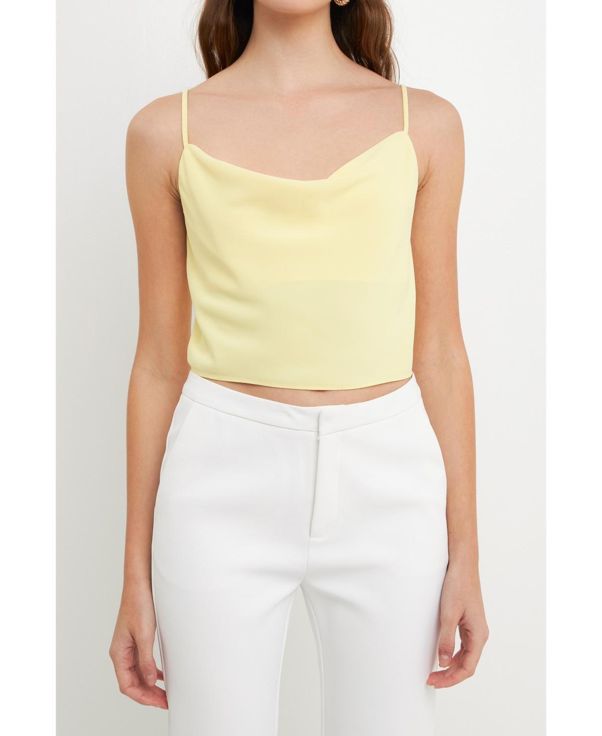 Womens Butter Cami Crop Top Product Image