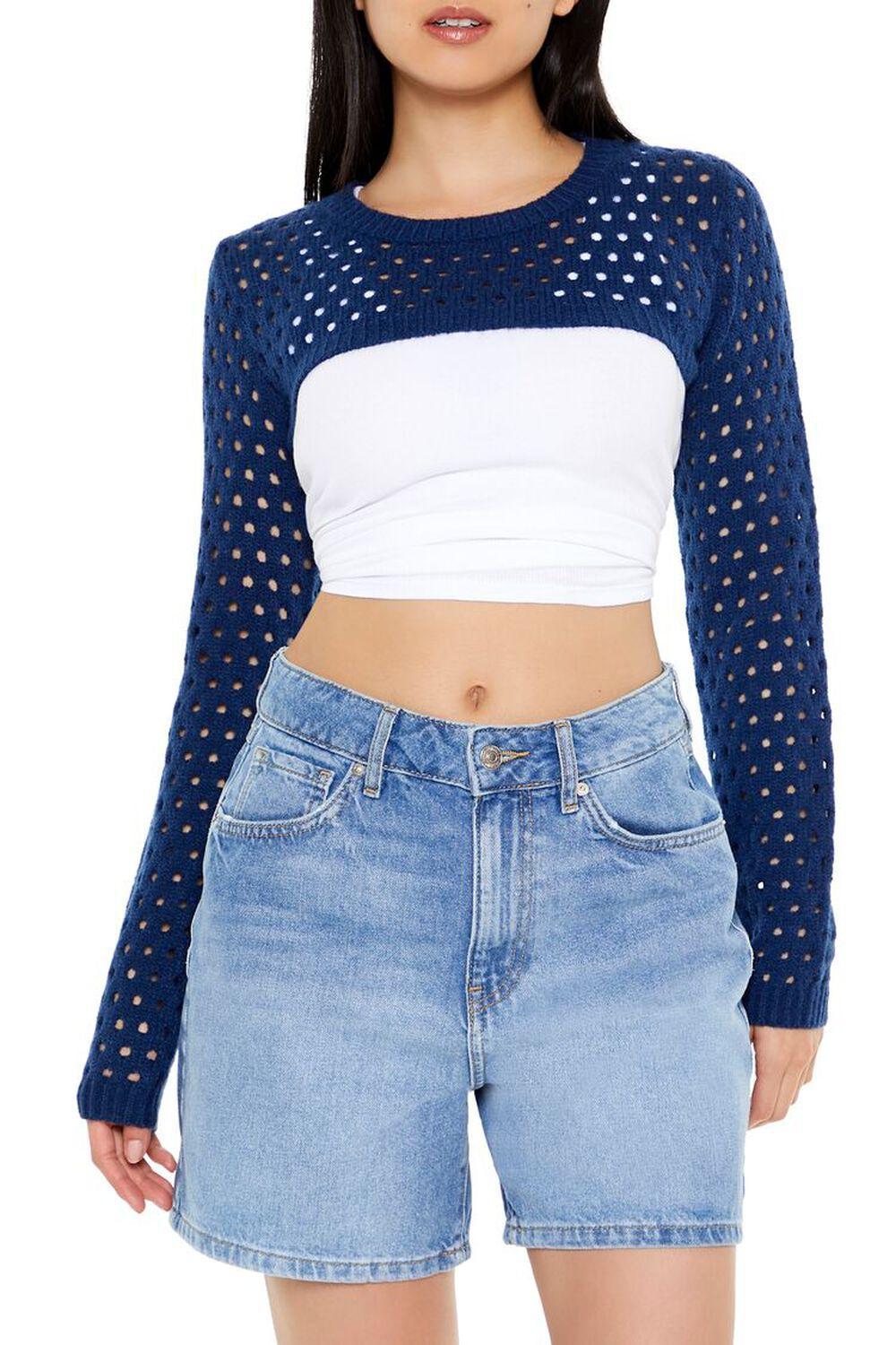 Crochet Bolero Shrug Sweater | Forever 21 Product Image