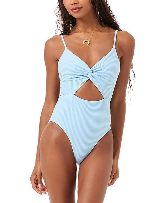 LSPACE Kyslee Twisted Cutout One-Piece Swimsuit Product Image