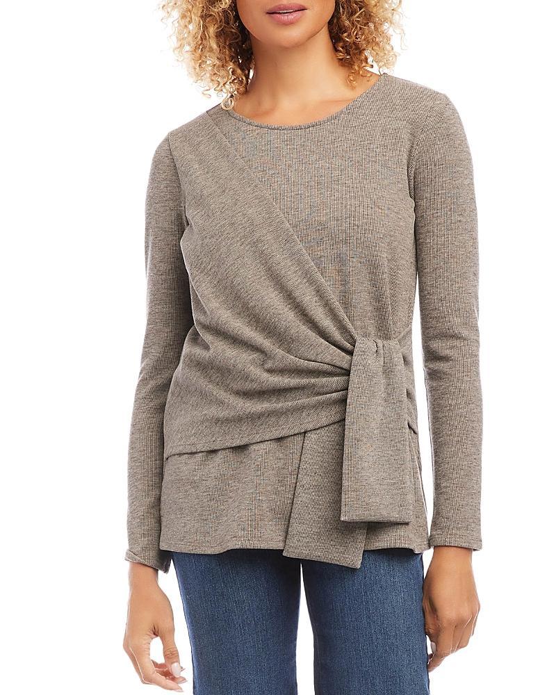 Karen Kane Drape Front Knit Top Product Image