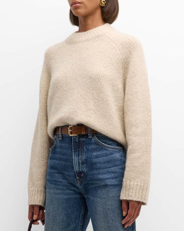 Tomaso Lofty Mohair Crewneck Sweater Product Image