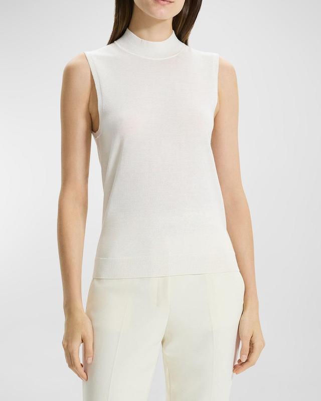 Theory Sleeveless Mock Neck Top Product Image