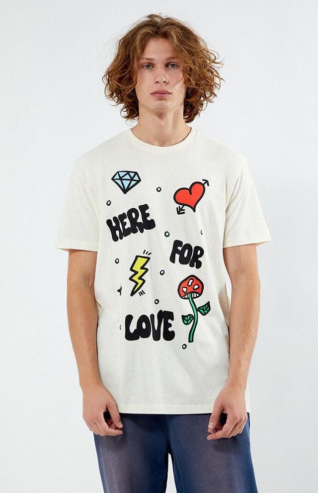 Mens Here For Love T-Shirt Product Image