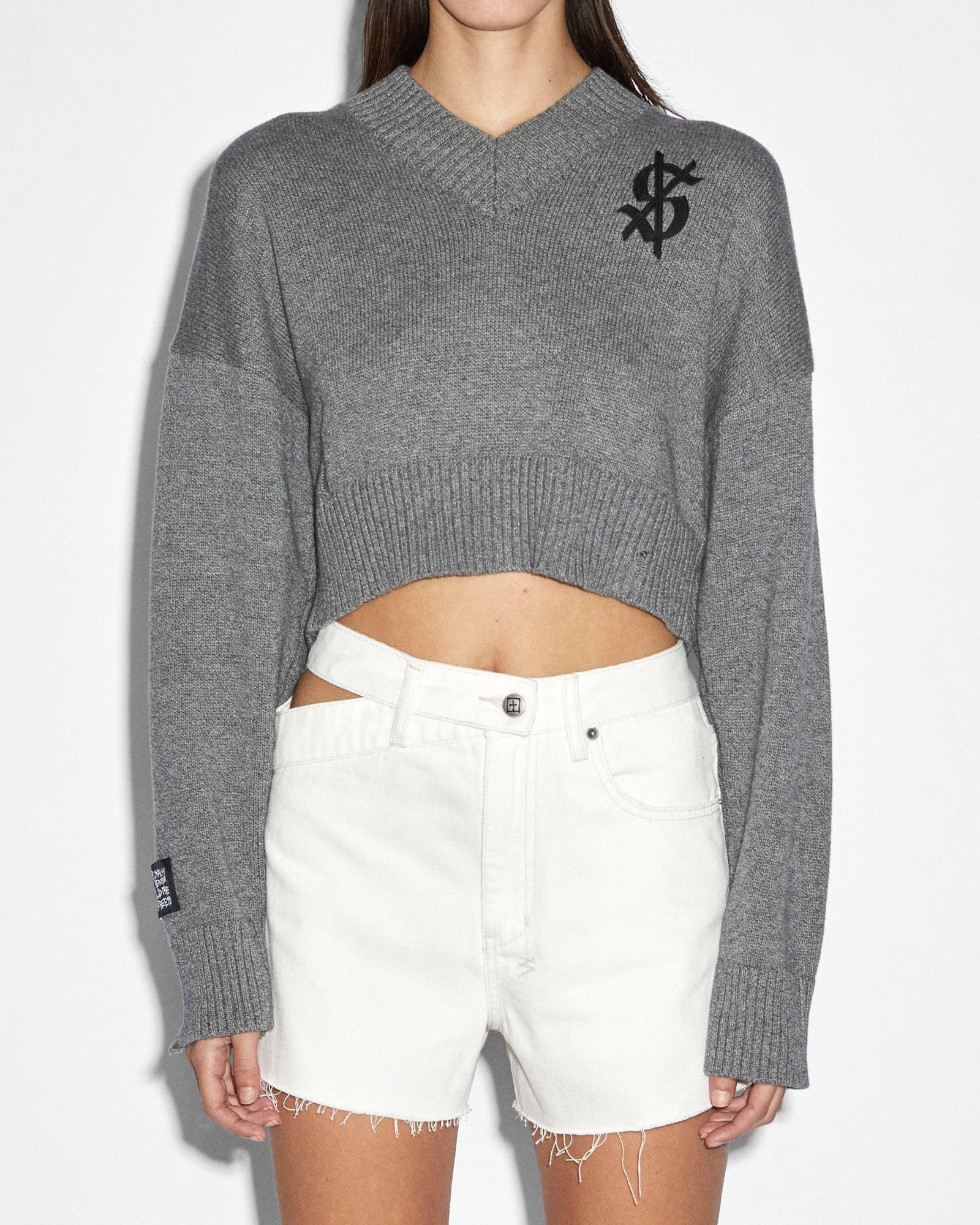 SKIPPER KNIT GREY MARLE Female Product Image