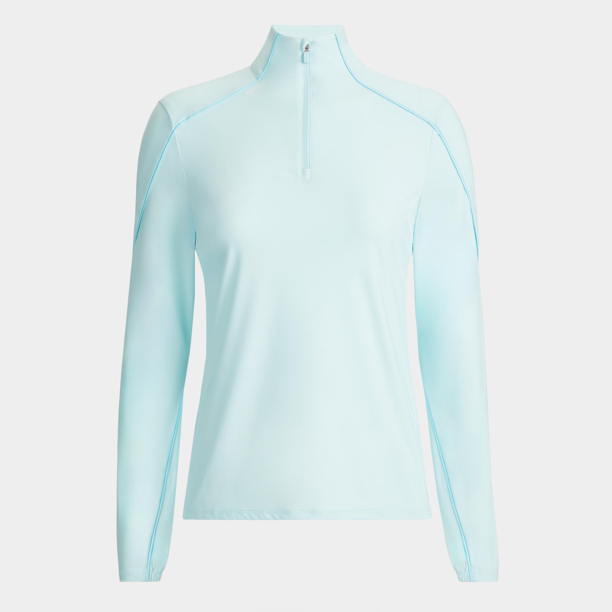 SUN SHIELD SILKY TECH NYLON QUARTER ZIP PULLOVER Product Image