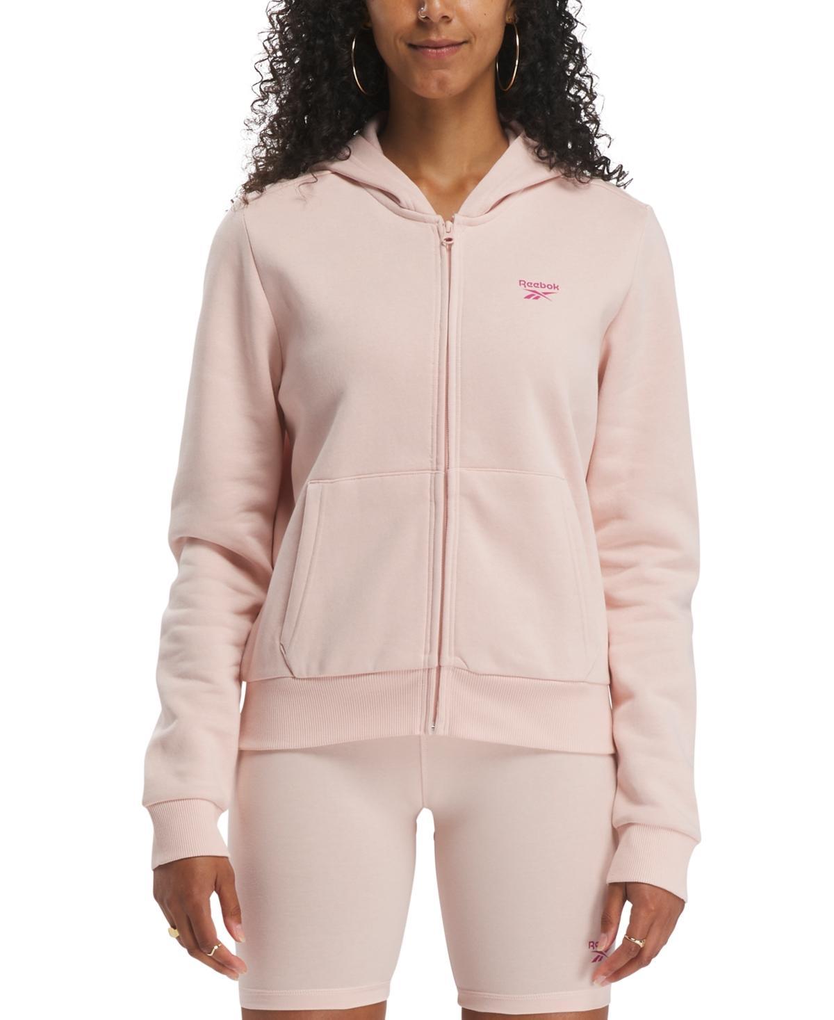 Reebok Womens Fleece Full-Zip Hoodie Product Image