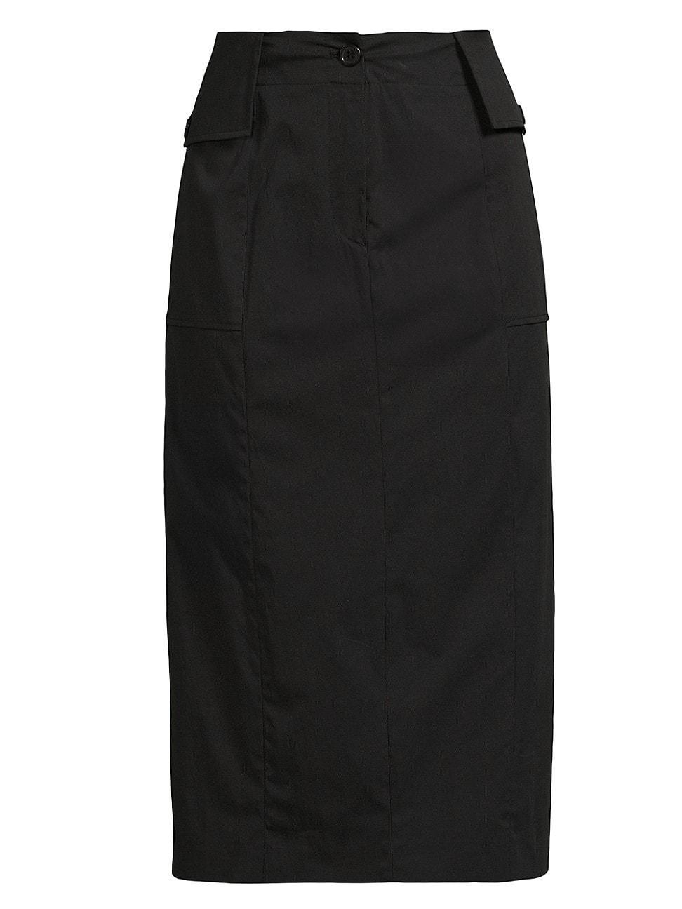 Womens Diep Cotton-Blend Cargo Midi-Skirt product image