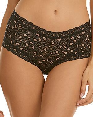 Hanky Panky X-Dye Leopard Print Lace Boyshorts Product Image