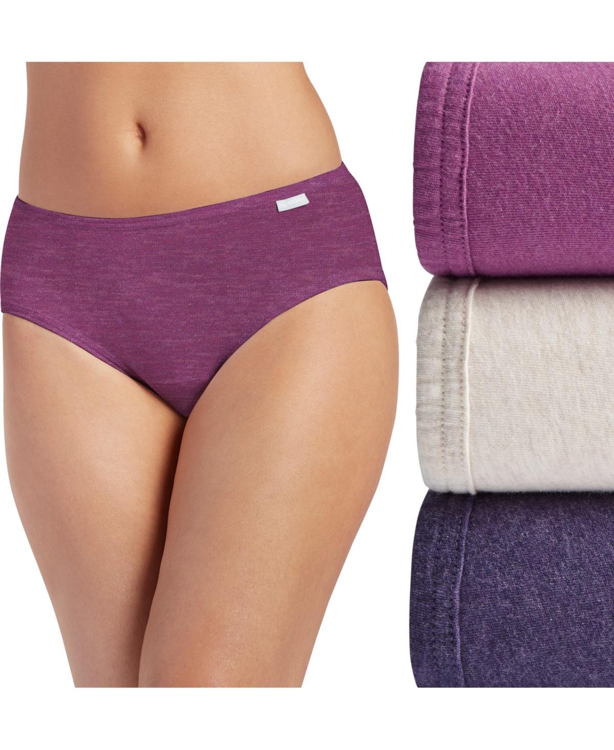 Jockey Elance Hipster Underwear 3 Pack 1482 1488, also available in Plus sizes - Ivory/Sand Product Image