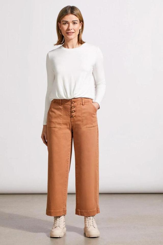 Almond Crop Pants Product Image