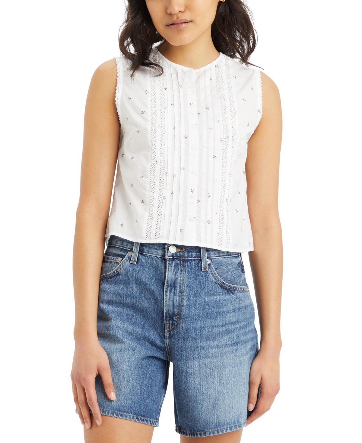 Levis Womens Lorelai Cotton Sleeveless Shirt Product Image