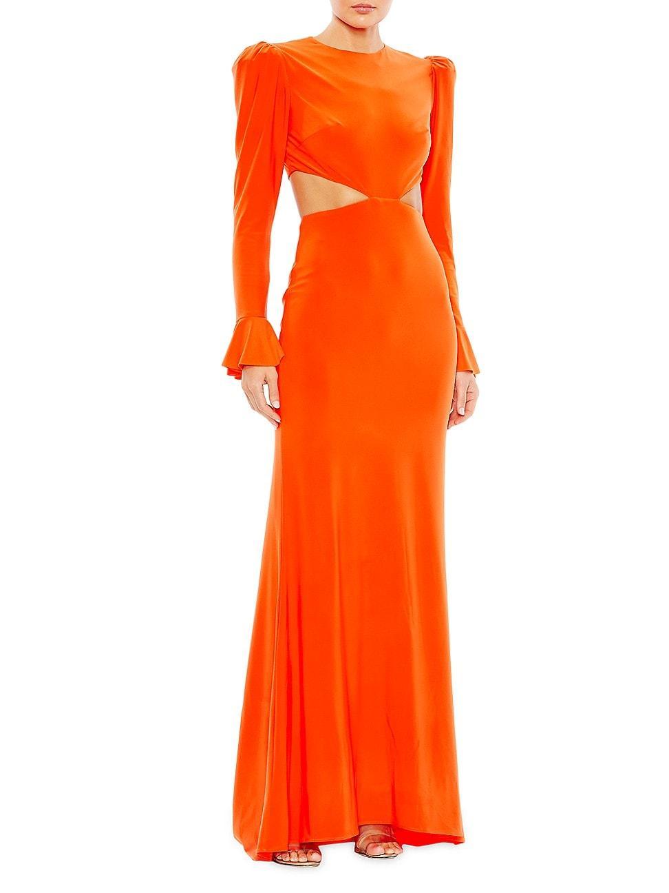 Womens Ieena Cut-Out Jersey A-Line Gown Product Image