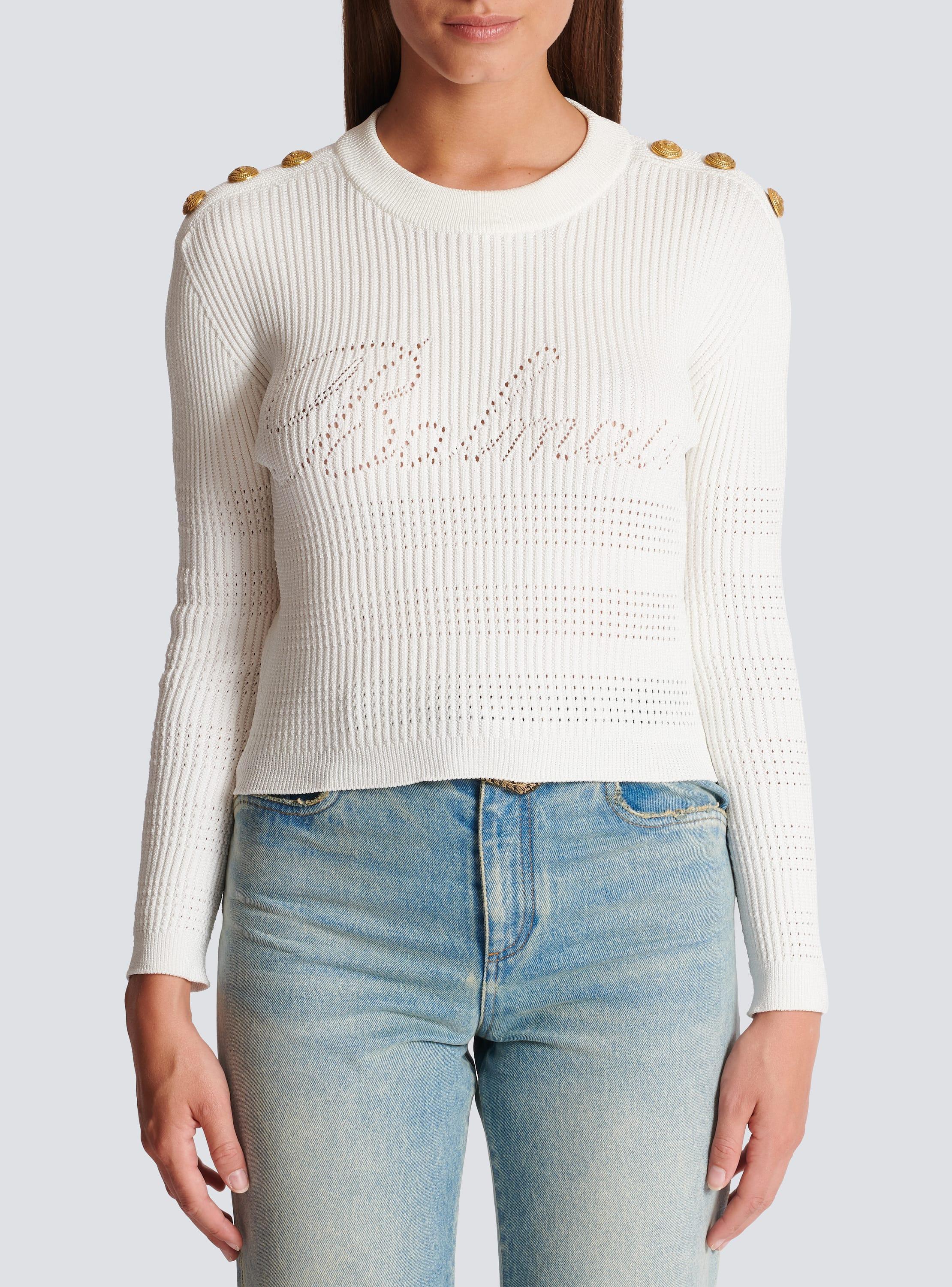 Balmain Signature knit jumper Product Image