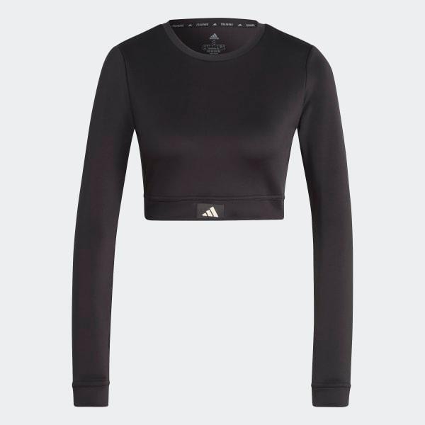 Sports Club Long Sleeve Crop Tee Product Image