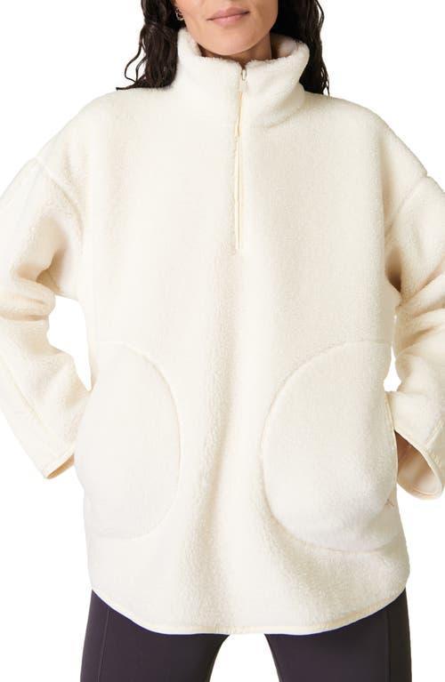 Sweaty Betty Oversize Fleece Half Zip Top Product Image