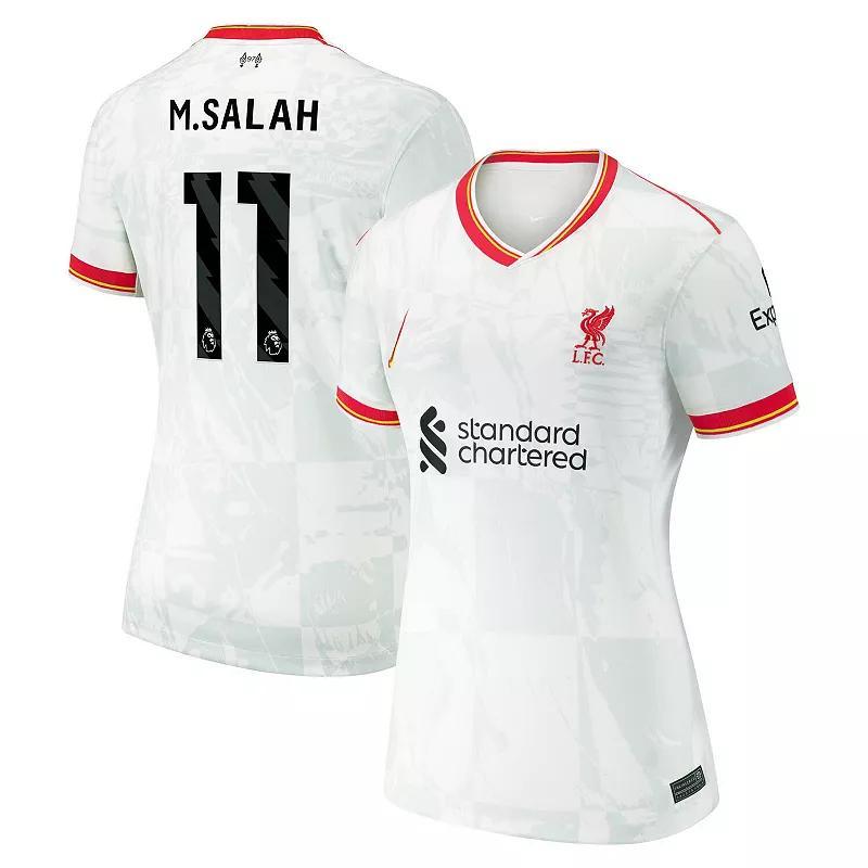 Womens Nike Mohamed Salah White Liverpool 2024/25 Third Replica Jersey Product Image