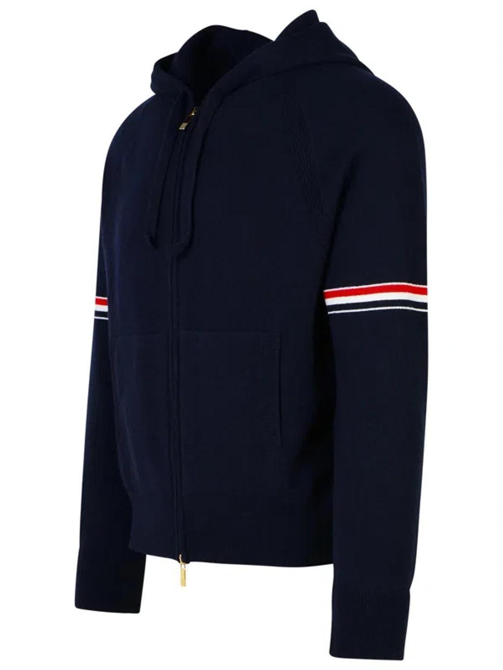 Navy Cashmere Sweater Product Image