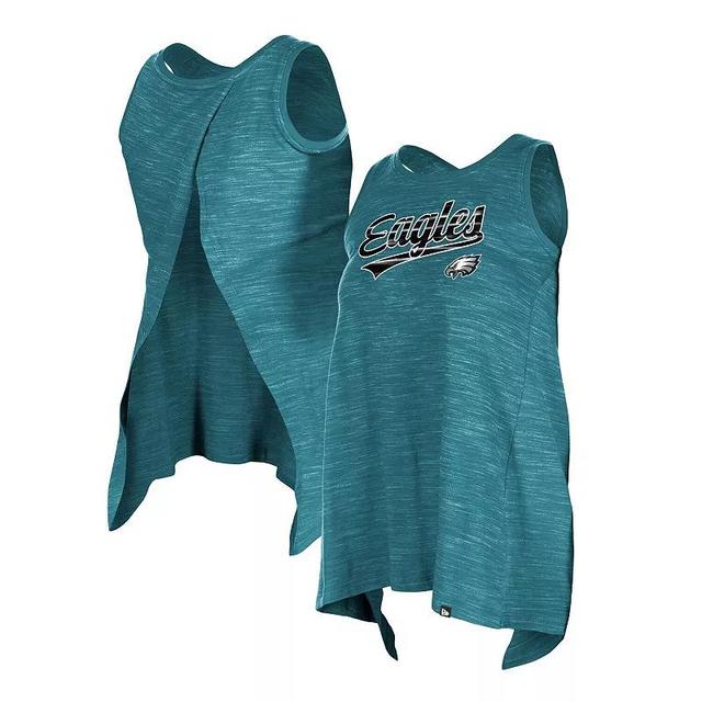 Womens New Era Midnight Philadelphia Eagles Space Dye Active Tank Top Product Image