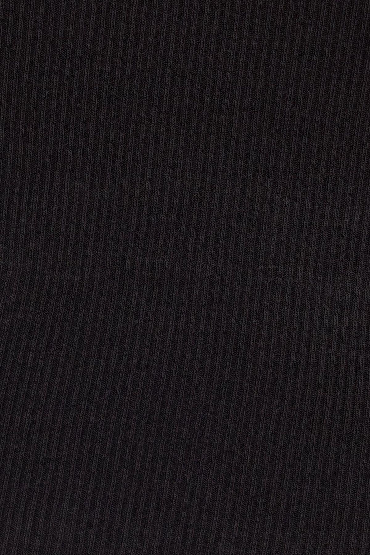 V Neck Ribbed Tee Product Image