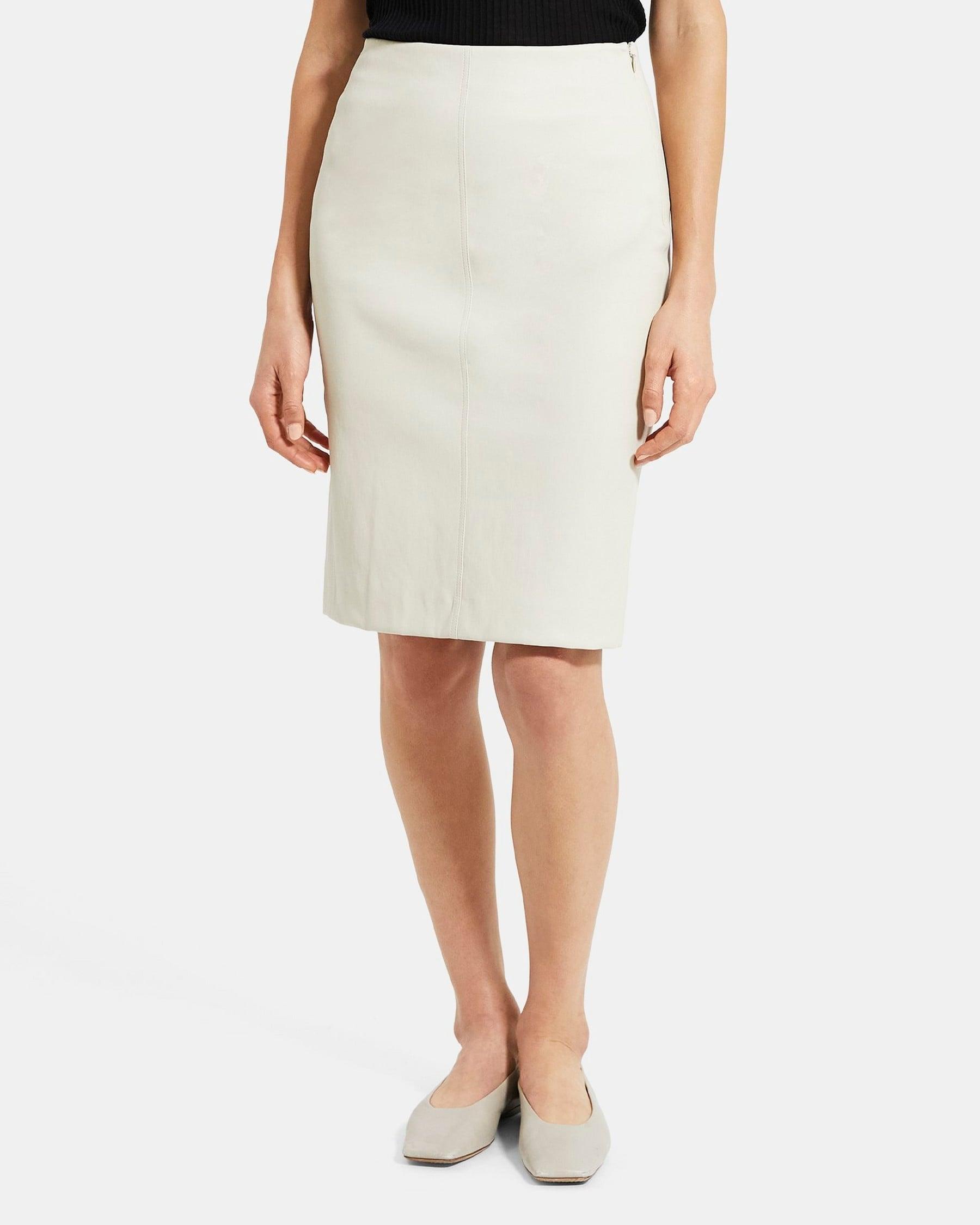 Pencil Skirt in Leather Product Image