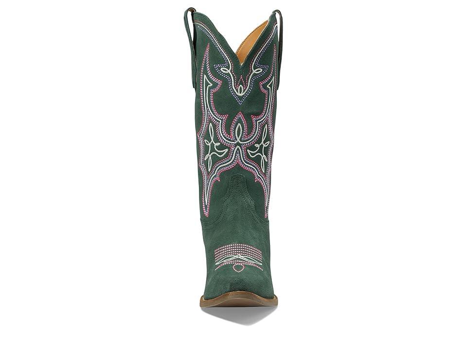 Dingo Womens Hot Sauce Embroidered Leather Cowboy Boots Product Image