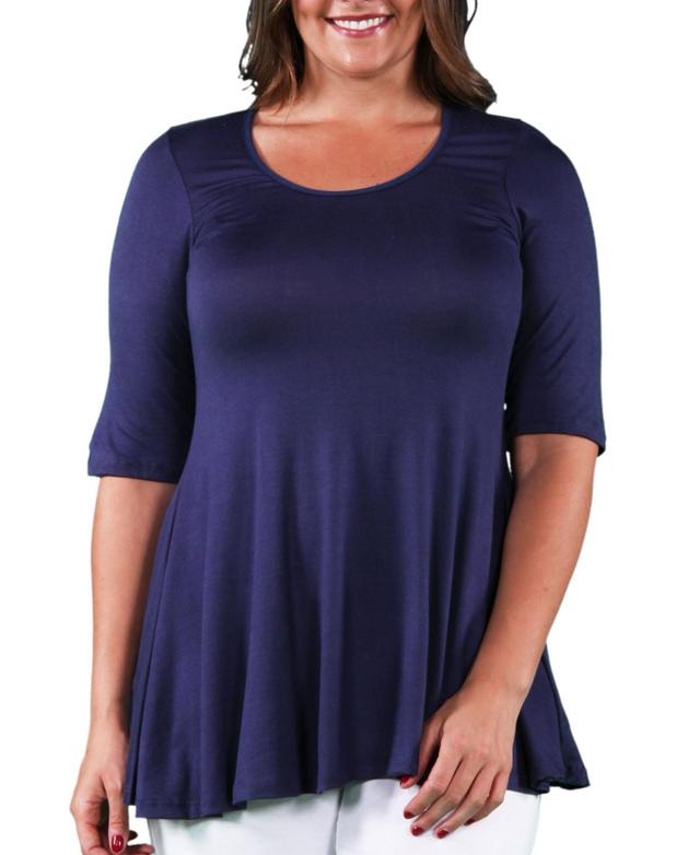 24seven Comfort Apparel Plus Size Tunic Top Product Image