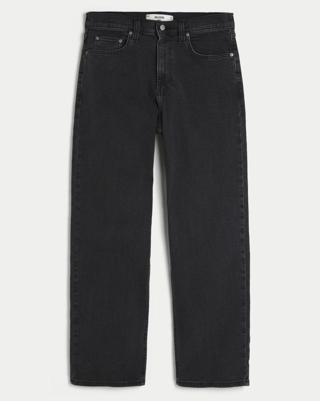 Washed Black Baggy Jeans Product Image